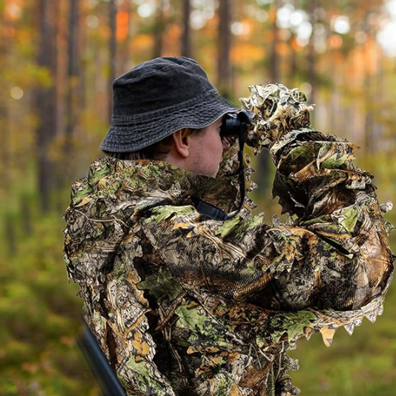 Hunting Suit Jungle Leaves Lig - огляд і ціна Outdoor Hunting Photography