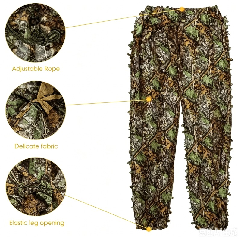 3D  Leafy Bionic Camouflage Hu - огляд і ціна Outdoor Hunting Photography