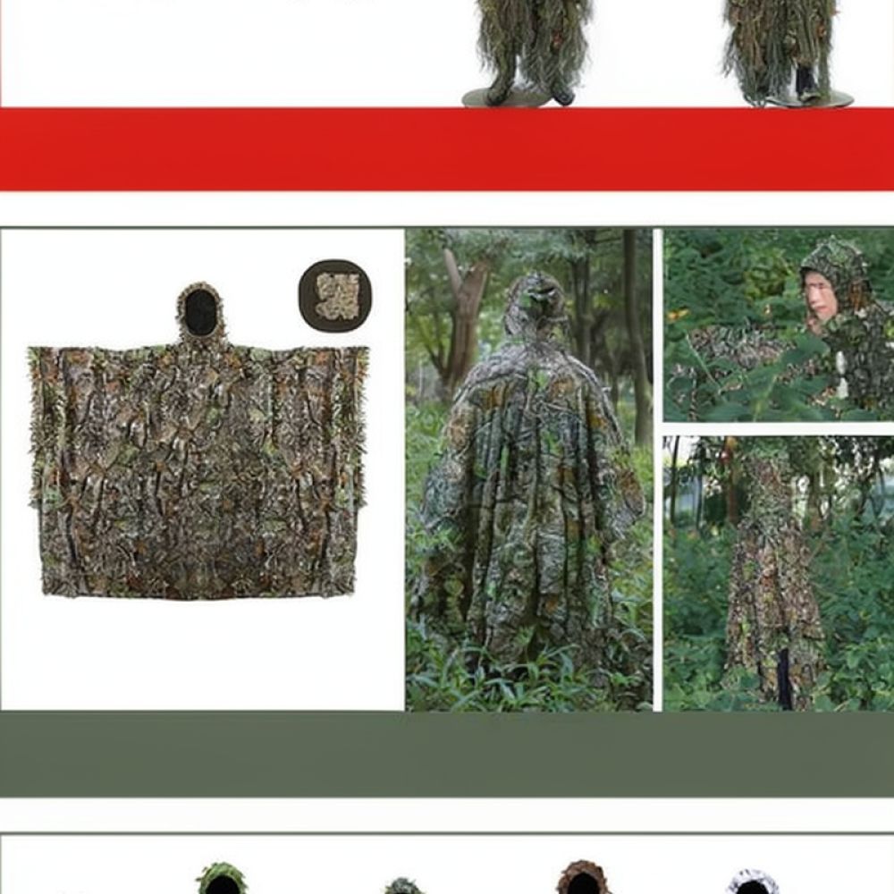 Tactical 3D Dry Leaf Ghillie C - огляд і ціна Outdoor Hunting Photography