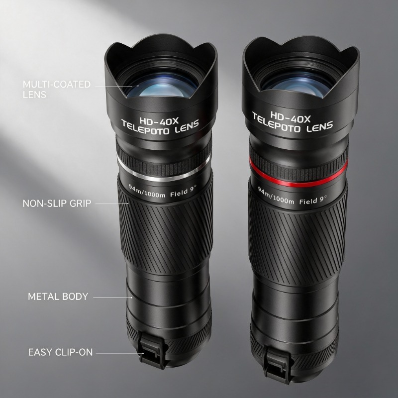 HD-40X Telephoto Lens for Smar - огляд і ціна Outdoor Hunting Photography