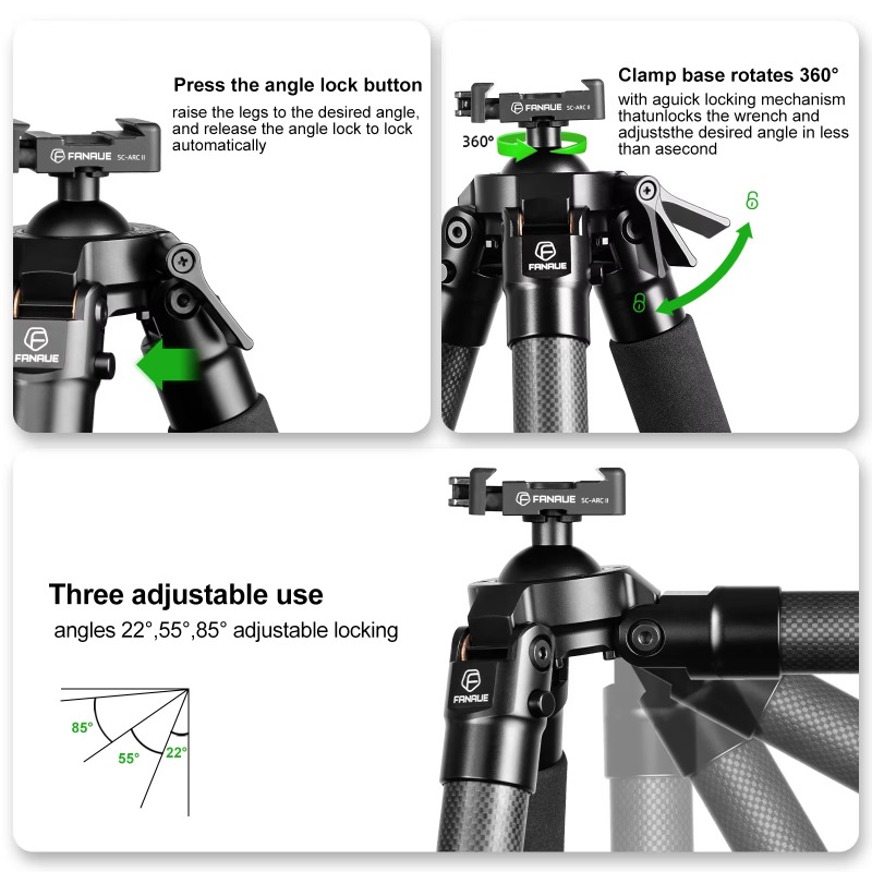 Outdoor Carbon Fiber Tripod Hi - огляд і ціна Outdoor Hunting Photography