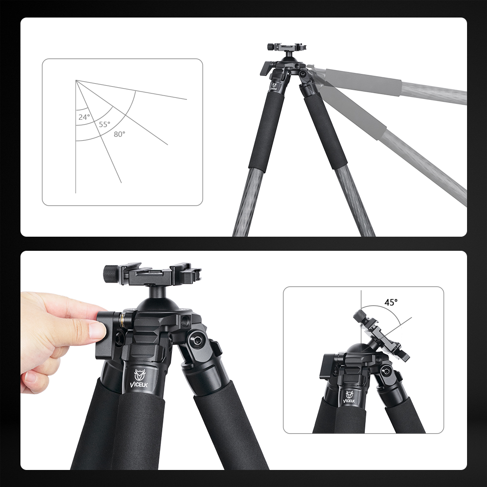 VICELK MK323 CarbonFiber Tripo - огляд і ціна Outdoor Hunting Photography